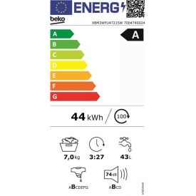 Pralka Beko XBM3WFU47215W