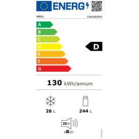 Lodówka Smeg FAB28RDPP5 BEŻOWA
