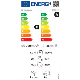 Pralko-suszarka LG F4D06506W