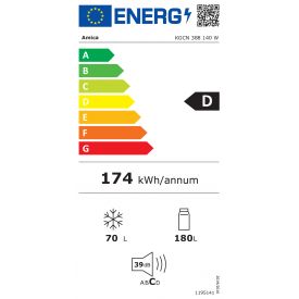 Lodówka Amica KGCN 388 140 W